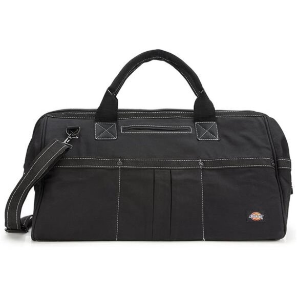 Dickies 20-Inch Durable Canvas Work Bag for Painters,  Heavy-Duty Zipper, Black - Picture 1 of 7